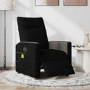 eldrevet massagestol stof sort