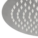 regnbrusehoved 25 cm rund rustfrit stål 304