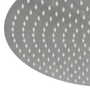 regnbrusehoved 50 cm rund rustfrit stål 304