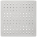 regnbrusehoved 20x20 cm firkantet rustfrit stål 304
