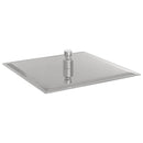 regnbrusehoved 25x25 cm firkantet rustfrit stål 304