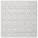 regnbrusehoved 25x25 cm firkantet rustfrit stål 304