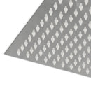 regnbrusehoved 25x25 cm firkantet rustfrit stål 304