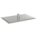 regnbrusehoved 30x20 cm rektangulær rustfrit stål 304