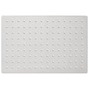 regnbrusehoved 30x20 cm rektangulær rustfrit stål 304