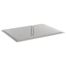 regnbrusehoved 40x30 cm rektangulær rustfrit stål 304