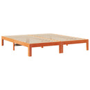sengeramme uden madras 240x200 cm massivt fyrretræ gyldenbrun