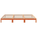 sengeramme uden madras 240x200 cm massivt fyrretræ gyldenbrun