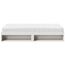 daybed uden madras 100x200 cm massivt fyrretræ hvid