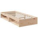 daybed med madras 90x200 cm massivt fyrretræ