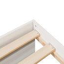 daybed med madras 90x200 cm massivt fyrretræ hvid