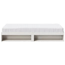 daybed med madras 80x200 cm massivt fyrretræ hvid