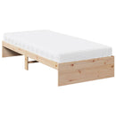 daybed med madras 90x190 cm massivt fyrretræ