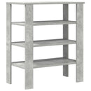 skoreol 61x32x70 cm konstrueret træ betongrå