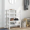 skoreol 61x32x87,5 cm konstrueret træ hvid