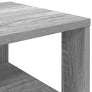 skoreol 61x32x87,5 cm konstrueret træ grå sonoma-eg