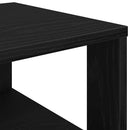 skoreol 61x32x105 cm konstrueret træ sort