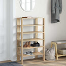 skoreol 61x32x105 cm konstrueret træ sonoma-eg