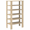 skoreol 61x32x105 cm konstrueret træ sonoma-eg