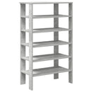 skoreol 61x32x105 cm konstrueret træ betongrå