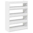 skoreol 60x25x81 cm konstrueret træ hvid