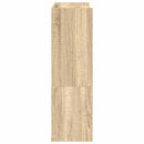 skoreol 60x25x81 cm konstrueret træ sonoma-eg
