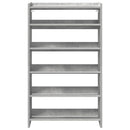 skoreol 60x25x81 cm konstrueret træ betongrå