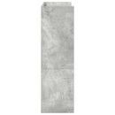 skoreol 60x25x81 cm konstrueret træ betongrå