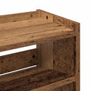 skoreol 60x25x81 cm konstrueret træ antikt træ