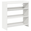 skoreol 60x25x62 cm konstrueret træ hvid