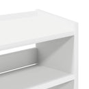 skoreol 60x25x62 cm konstrueret træ hvid
