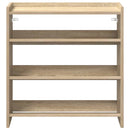 skoreol 60x25x62 cm konstrueret træ sonoma-eg