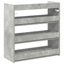 skoreol 60x25x62 cm konstrueret træ betongrå