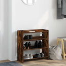 skoreol 60x25x62 cm konstrueret træ røget egetræsfarve