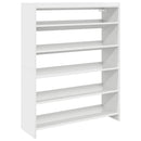 skoreol 80x25x100 cm konstrueret træ hvid