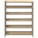 skoreol 80x25x100 cm konstrueret træ sonoma-eg