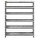 skoreol 80x25x100 cm konstrueret træ betongrå