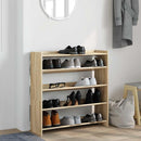 skoreol 80x25x81 cm konstrueret træ sonoma-eg