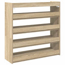 skoreol 80x25x81 cm konstrueret træ sonoma-eg