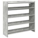 skoreol 80x25x81 cm konstrueret træ betongrå