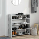 skoreol 80x25x81 cm konstrueret træ betongrå