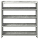 skoreol 80x25x81 cm konstrueret træ betongrå