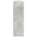 skoreol 80x25x81 cm konstrueret træ betongrå