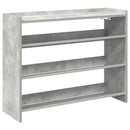skoreol 80x25x62 cm konstrueret træ betongrå