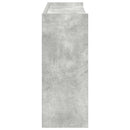 skoreol 80x25x62 cm konstrueret træ betongrå