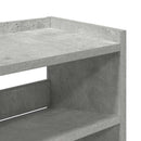 skoreol 80x25x62 cm konstrueret træ betongrå