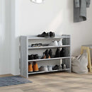 skoreol 80x25x62 cm konstrueret træ grå sonoma-eg