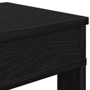 skostativ 60x30x98 cm konstrueret træ sort