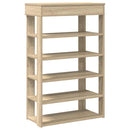 skoreol 60x30x98 cm konstrueret træ sonoma-eg