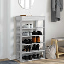 skoreol 60x30x98 cm konstrueret træ grå sonoma-eg